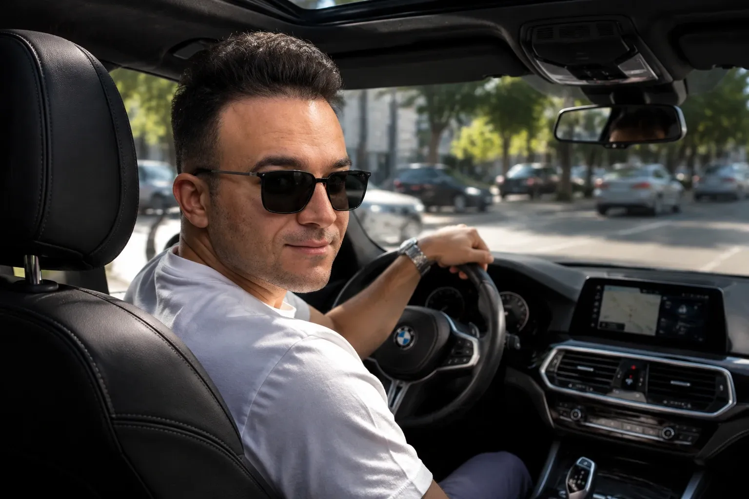 پرتره لوکس پشت فرمان BMW با استایل موفقیت | Luxury BMW Portrait